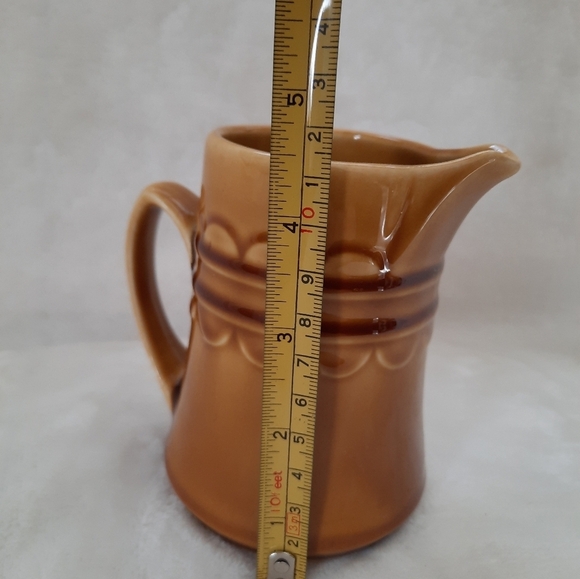Vintage Homer Laughlin Coventry Castilian Granada Golden Harvest creamer pitcher - Picture 9 of 11